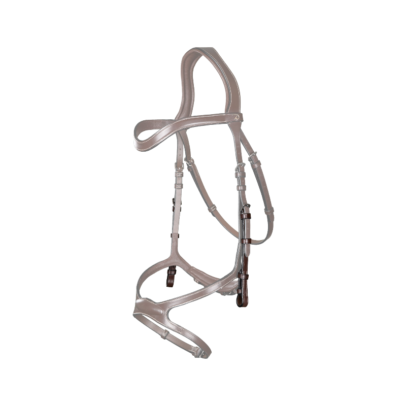 Dyon - Montants pour têtière 1 branche US Collection marron | - Ohlala