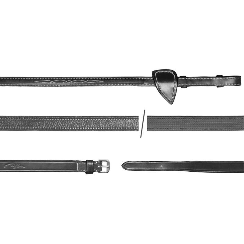 Dyon - Rênes Hunter 1/2 US Collection noir | - Ohlala