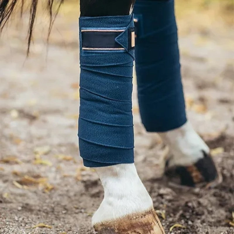 Equestrian Stockholm - Bandes de polo Monaco blue (x4) | - Ohlala