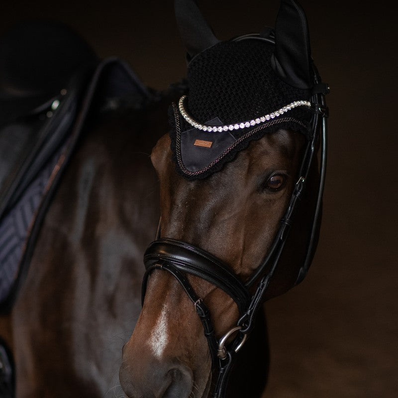 Equestrian Stockholm - Bonnet pour chevaux Dark Ocean marine | - Ohlala