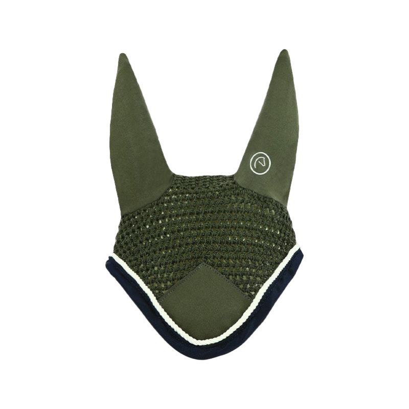 Equithème - Bonnet chasse-mouches Polyfun gris foncé | - Ohlala