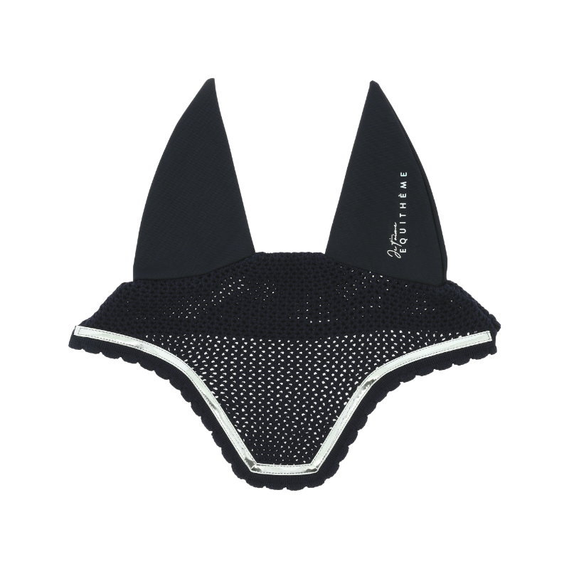 Equithème - Bonnet pour chevaux Mirror Je t'aime marine | - Ohlala