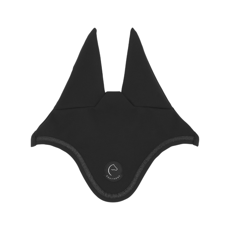 Equithème - Bonnet pour chevaux Origine Je t'aime noir | - Ohlala