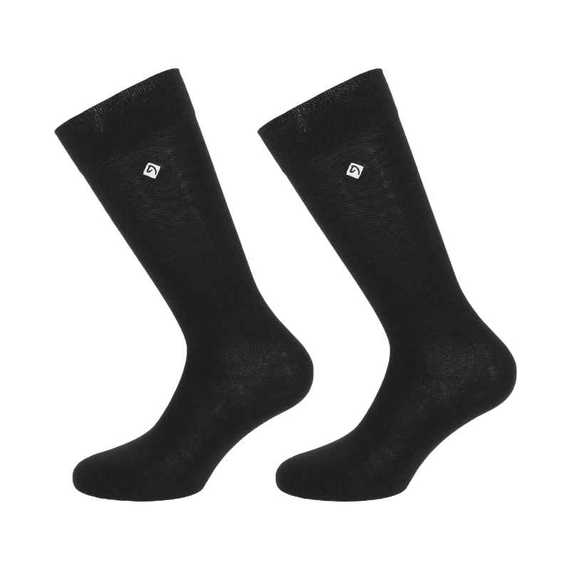 Equithème - Chaussettes d'équitation Andrea noir (x1) | - Ohlala