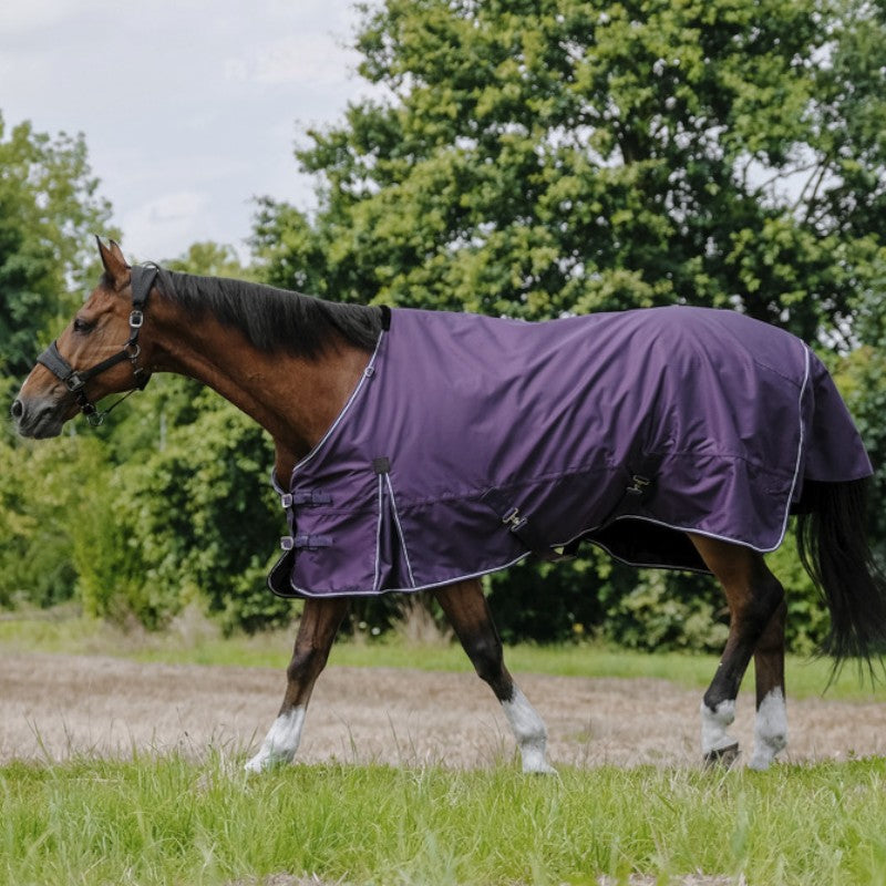 Equithème - Couverture Tyrex Aisance 600D prune 0g | - Ohlala