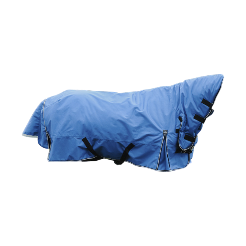 Equithème - Couverture d'extérieur Tyrex Aisance 1200D Combo bleu roi 100g | - Ohlala