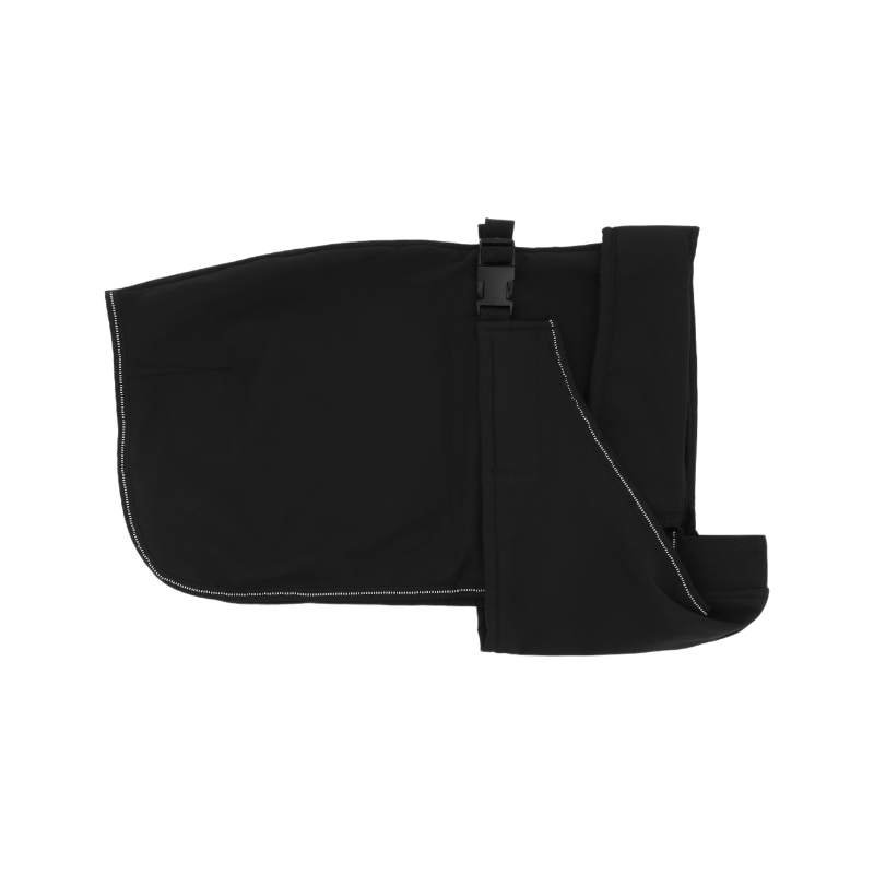 Equithème - Couverture pour chien Softshell noir 0g | - Ohlala