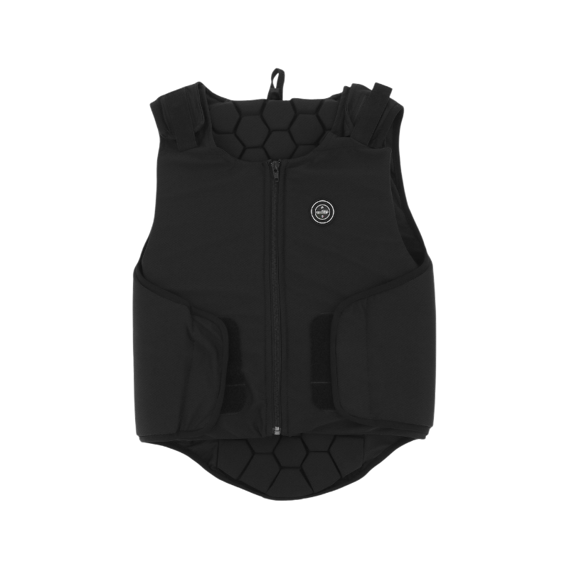 Equithème - Dorsale enfant Hexaflex noir | - Ohlala