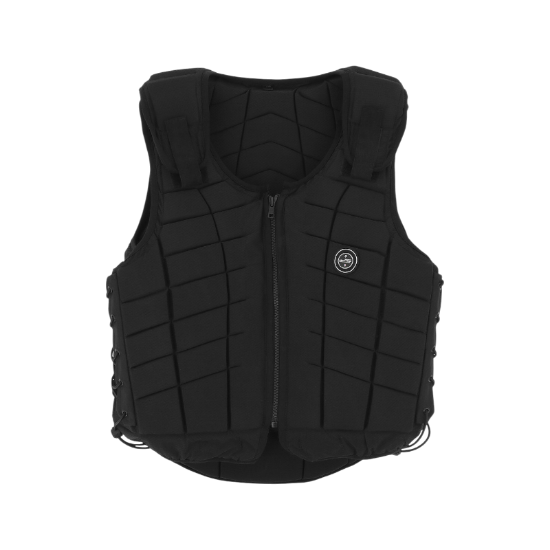 Equithème - Gilet de protection enfant Tyr noir | - Ohlala