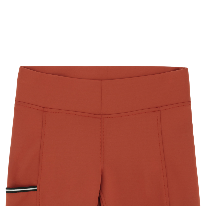 Equithème - Legging d'équitation femme Brigitte orange | - Ohlala
