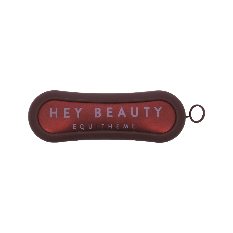 Equithème - Brosse de tête Je t'aime bordeaux | - Ohlala