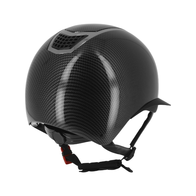 Equithème - Casque Airy LM noir carbone brillant