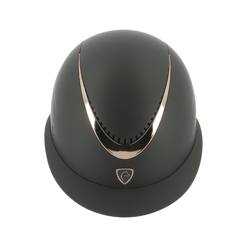 Equithème - Casque Wings rose gold/ noir | - Ohlala