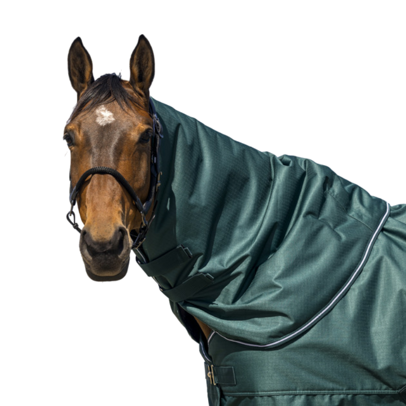 Equithème - Couvre-cou Tyrex 600D vert 200g | - Ohlala