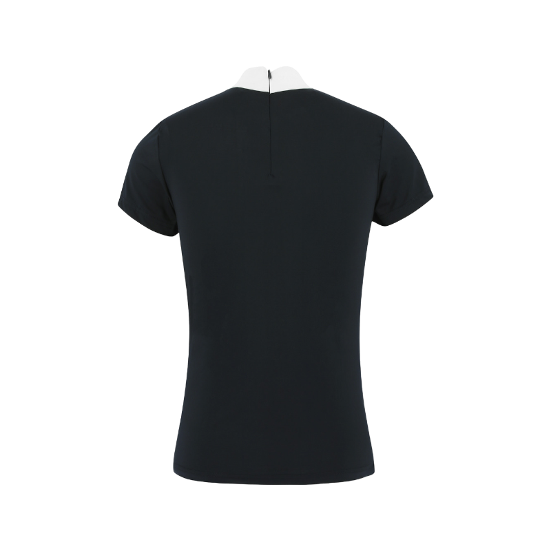 Equithème - Polo de concours manches courtes femme Dorla marine | - Ohlala