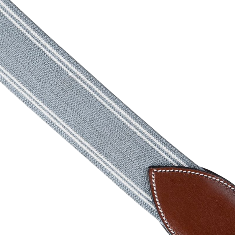 Eric Thomas - Élastiques pour collier de chasse cuir marron | - Ohlala