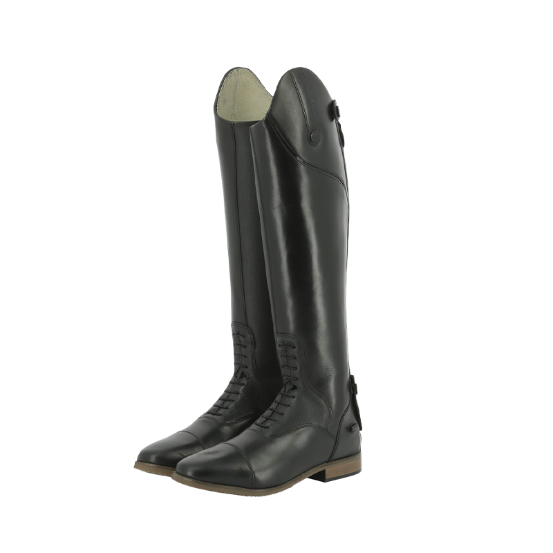 Equithème - Bottes d'équitation Wavy tige haute noir | - Ohlala