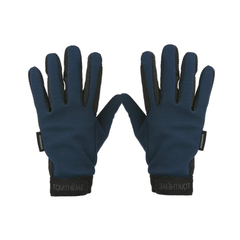 Equithème - Gants Knit marine | - Ohlala