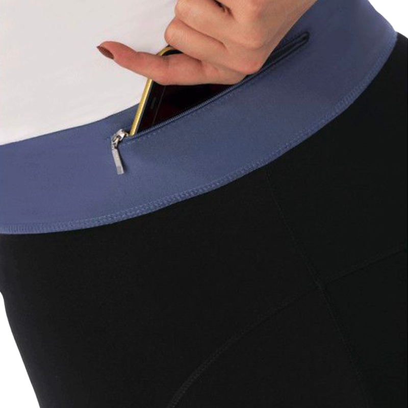 Equithème - Legging d'équitation femme Tea noir/ jean | - Ohlala