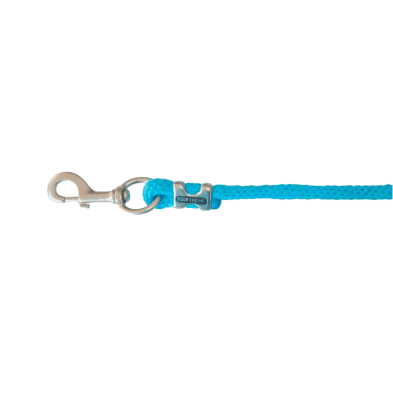 Equithème - Longe 2.40m turquoise | - Ohlala