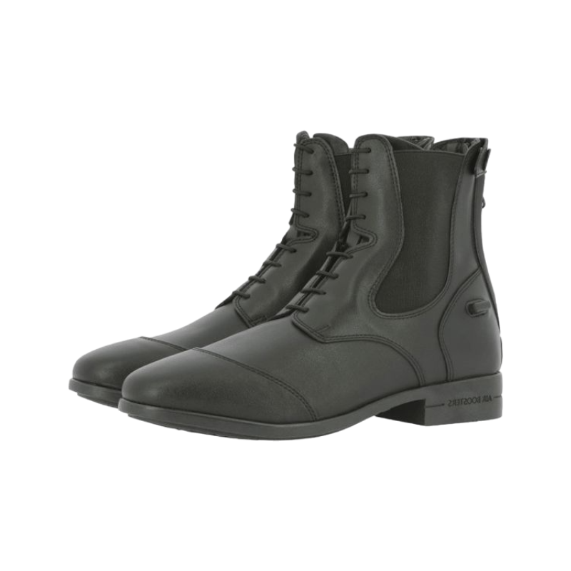 Equithème - Boots à lacets Zurich noir | - Ohlala