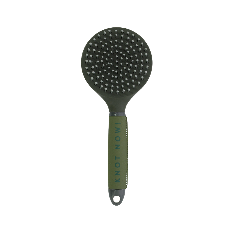 Equithème - Mane brush I love you olive