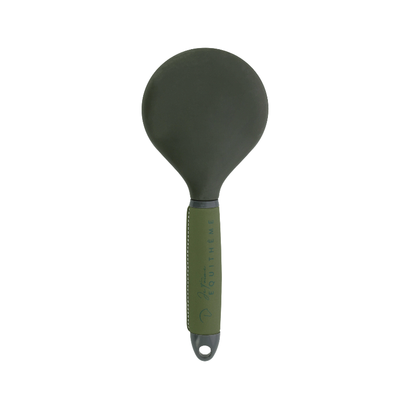 Equithème - Mane brush I love you olive