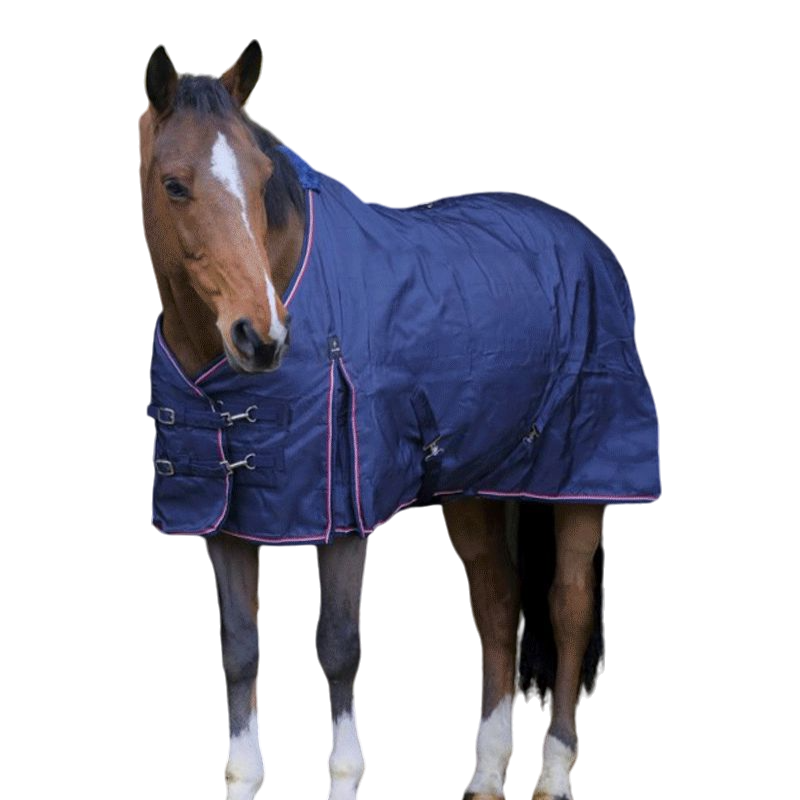 Equithème - Couverture d'écurie 840D marine 50g | - Ohlala