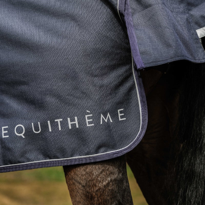 Equithème - Couverture d'extérieur Anatomic Combo 1200D 0g marine | - Ohlala