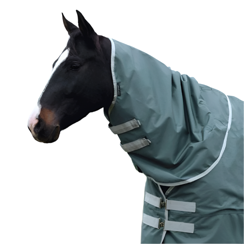 Equithème - Couvre-cou Tyrex 600D recyclé vert 0g | - Ohlala