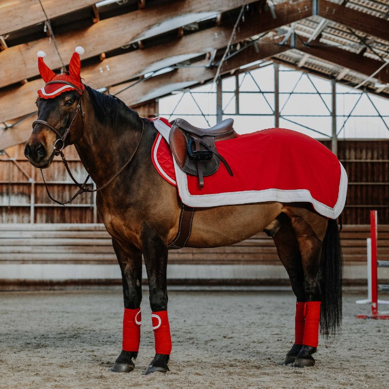 Equithème - Rode kerst dekens