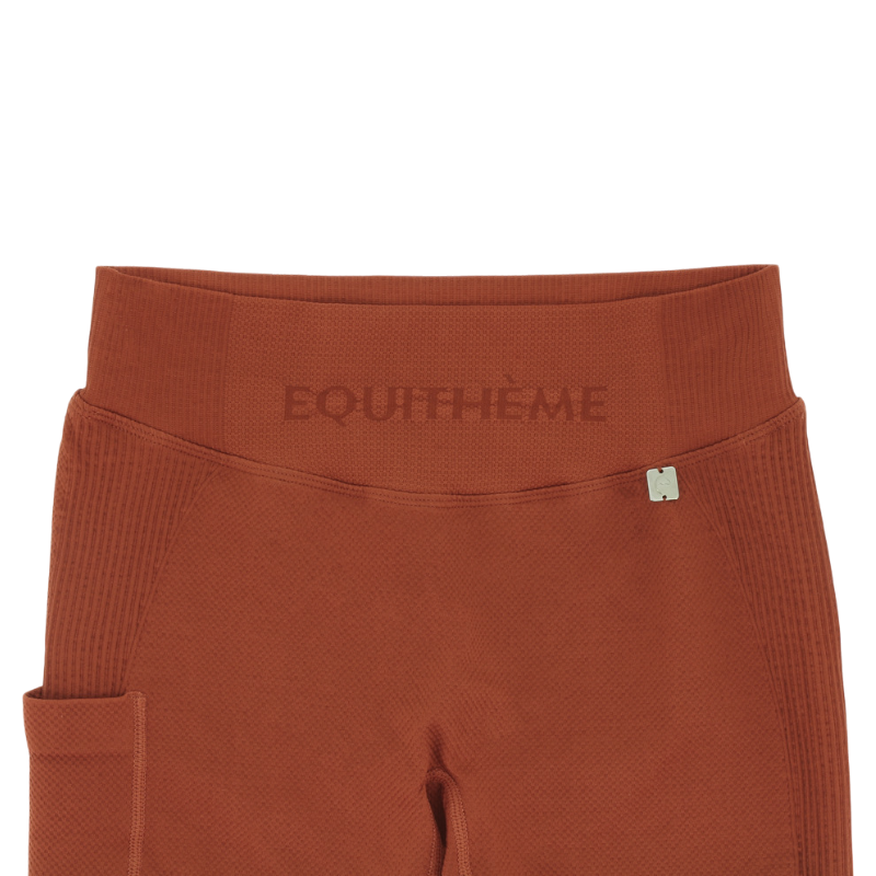 Equithème - Damen Reitleggings Acacia orange