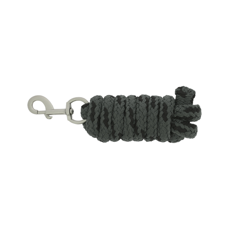 Equithème - Longe Jacquard 2m gris | - Ohlala