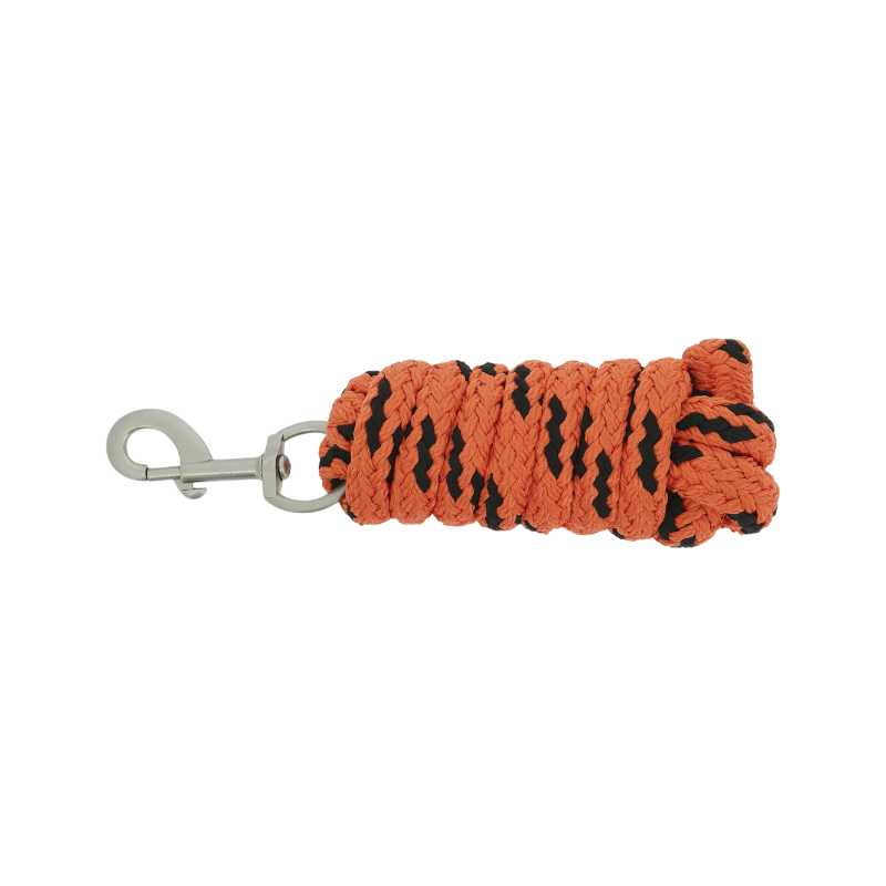 Equithème - Longe Jacquard 2m orange | - Ohlala