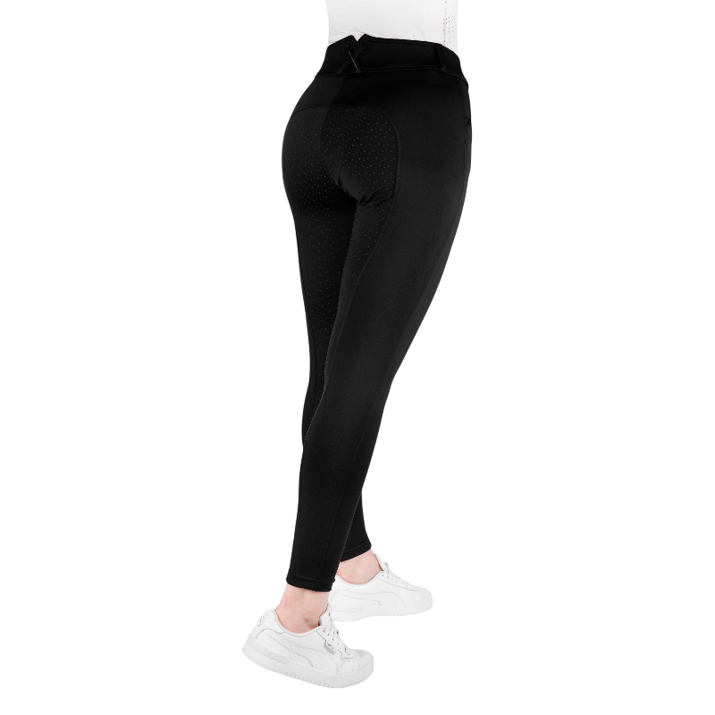 Equithème - Pantalon d'équitation femme Carly noir | - Ohlala