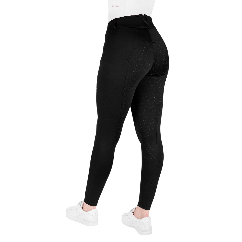 Equithème - Pantalon d'équitation femme Carly noir | - Ohlala