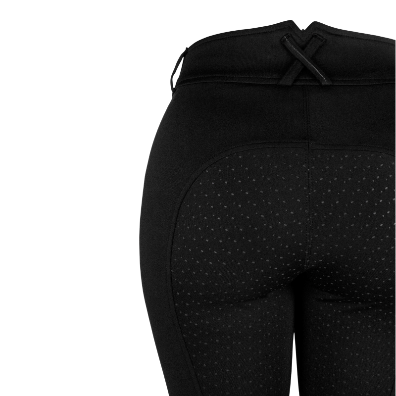 Equithème - Pantalon d'équitation femme Carly noir | - Ohlala