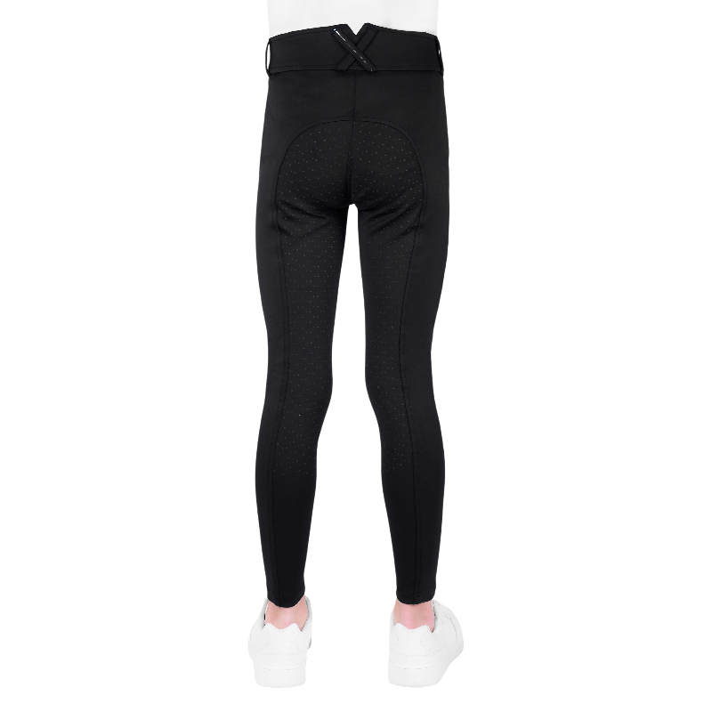 Equithème - Pantalon d'équitation junior Carly noir | - Ohlala