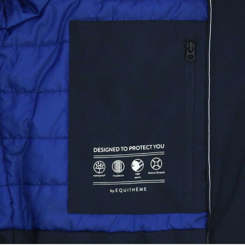 Equithème - Men's parka Baptiste navy
