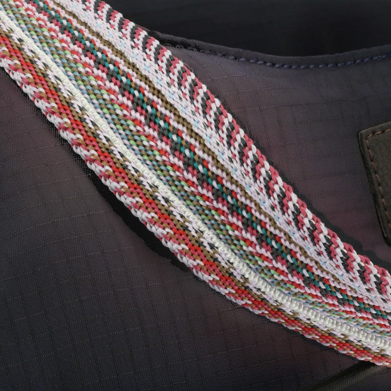 Equithème - Sac cabas zip + élastique Aztec marine