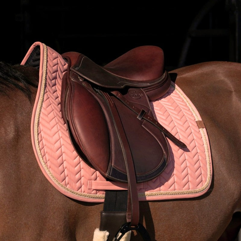Equithème – Weiche Lachsschabracke