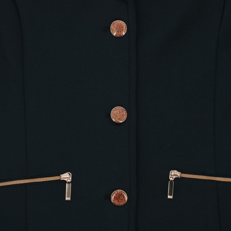 Equithème - Veste de concours Athens marine | - Ohlala