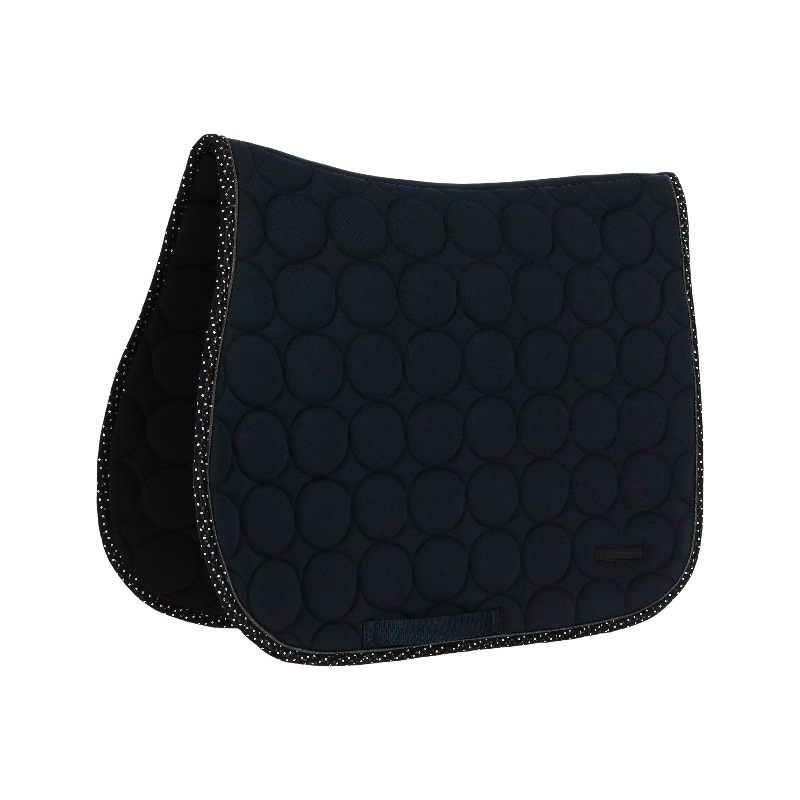 Equithème - Tapis de selle Disco marine | - Ohlala