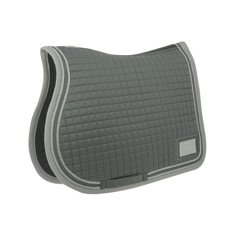 Equithème - Tapis de selle Elegance gris | - Ohlala