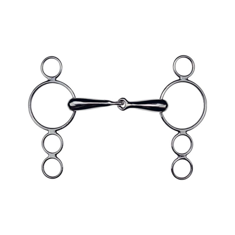 Feeling - Mors Pessoa 4 anneaux brisé creux en inox | - Ohlala