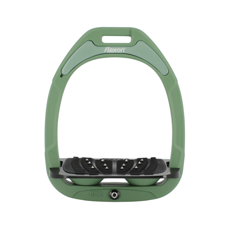Flex On - Édition limitée - Étriers Green Composite incliné ultra grip kashmir | - Ohlala