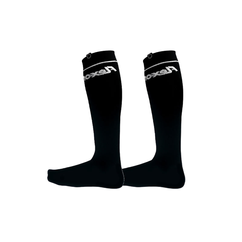 Flex On - Chaussette d'équitation noir/ blanc (x2) | - Ohlala