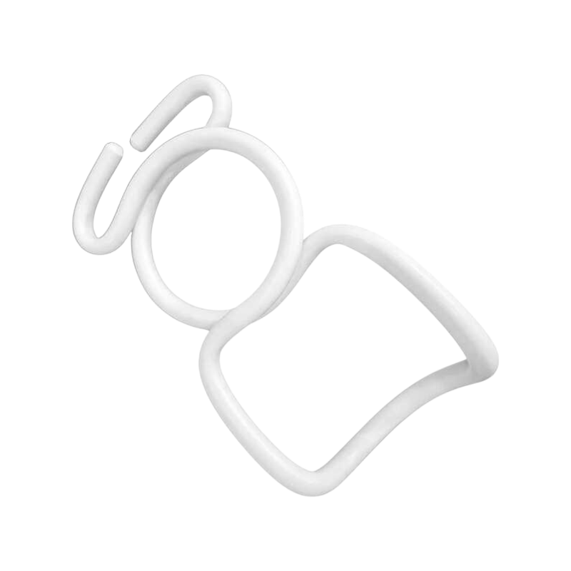 Hippotonic - Fiche à pince Cup Chandel blanc | - Ohlala