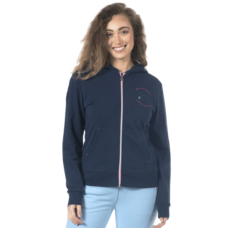 Flags & Cup - Sweat zippé enfant Obera marine | - Ohlala