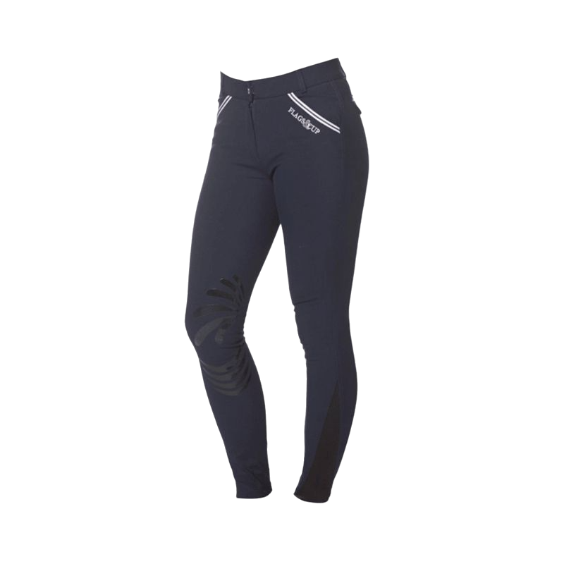 Flags & Cup - Pantalon d'équitation fille Cayenne marine | - Ohlala